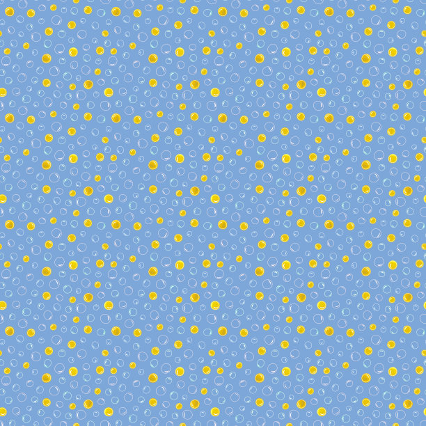 无缝水彩图案与球。明亮的节日图案与泡沫图片下载