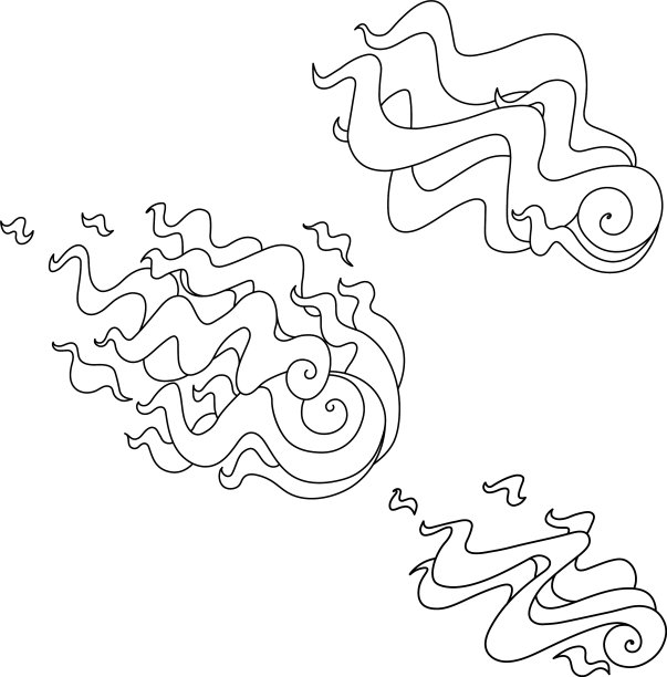 设置抽象的火球和流星图片下载