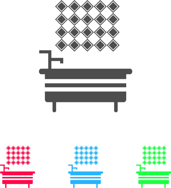 浴室图标平图片下载