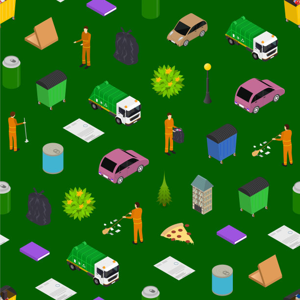 垃圾回收理念无缝模式图片下载