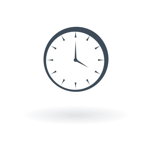 现代风格的图标挂钟图片下载