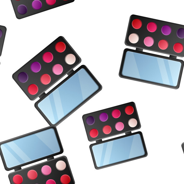 化妆的背景。无缝的背景。女性化的模式。化妆的模式。化妆品。时尚的模式。美容产品。女性化的设计图片下载