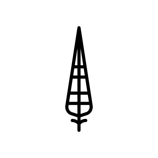 翅膀鸟图标，羽毛UI/UX线性元素图片下载