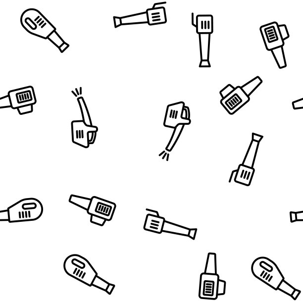 吹叶机设备矢量无缝模式图片下载