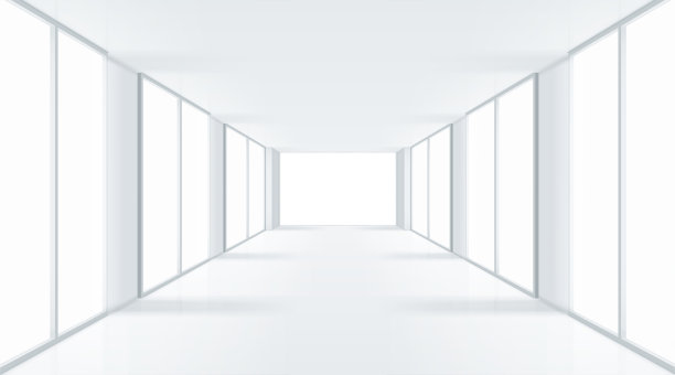 空的内部和大窗户图片下载