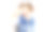 女学生在白色背景上吃甜甜圈图片下载