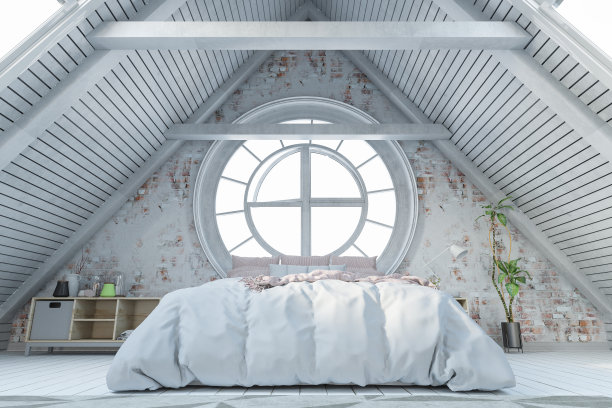 阁楼的卧室图片下载