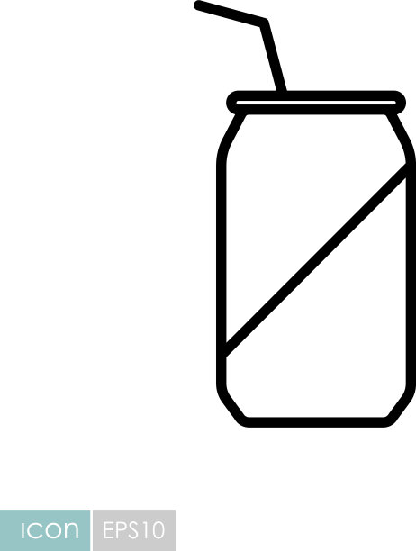 汽水罐是快餐的标志图片下载