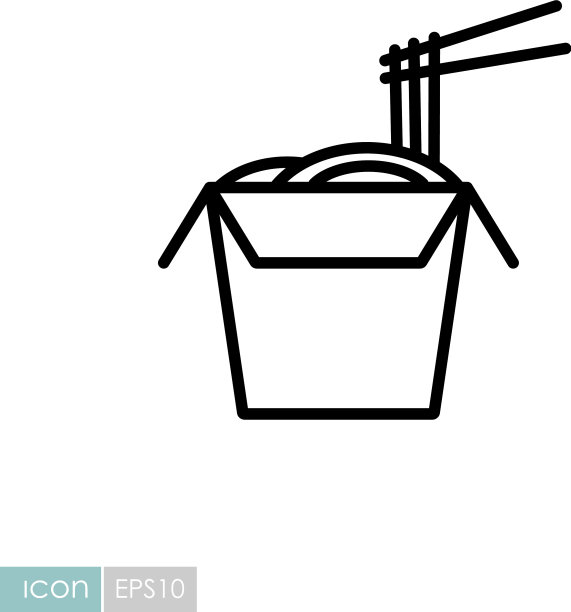 筷子夹起的细面条图片下载