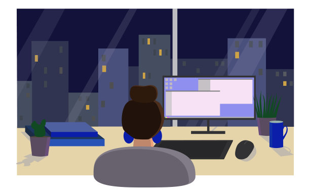 工作场所的平图片下载