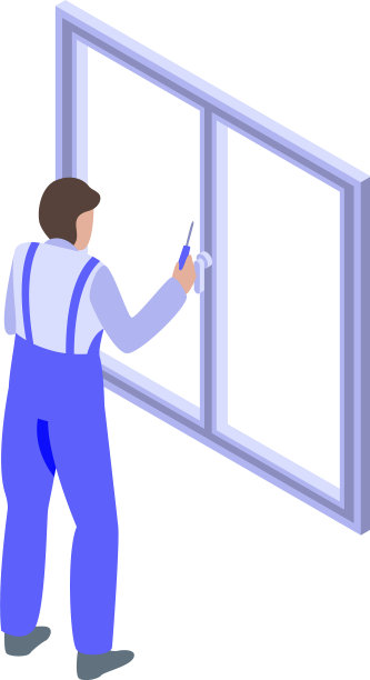 专业窗口安装图标等距图片下载