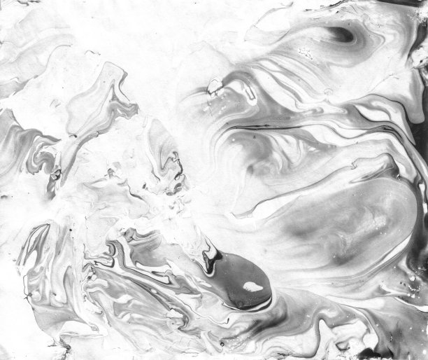 银色几何墨水插图，织物抽象。灰色垃圾混合液滴，混合流体油漆，灰褐色水彩。明亮的艺术流体艺术品图片下载