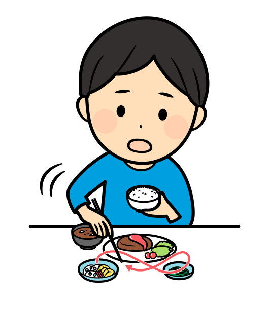 餐桌礼仪和孩子的说明图片下载