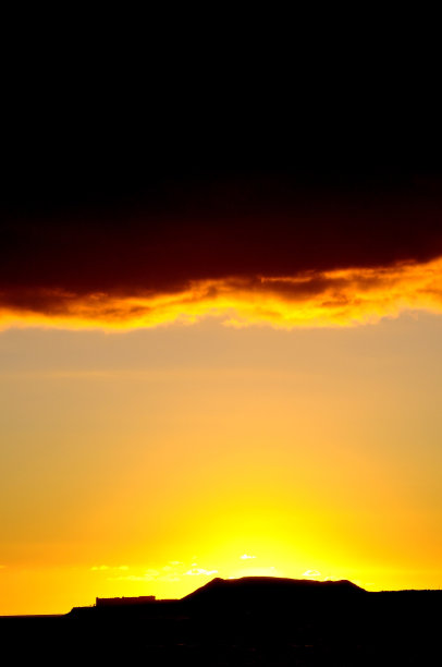 日落时的彩云图片下载