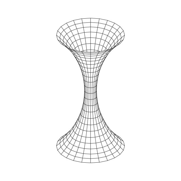 线框隧道或虫洞网格对象网络图片下载