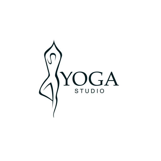 瑜伽姿势的图标图片下载