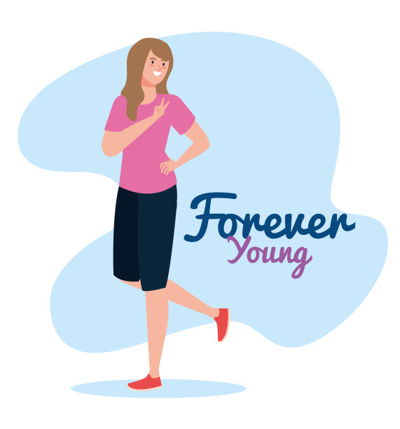 青春节快乐，年轻女子欢度青春节图片下载