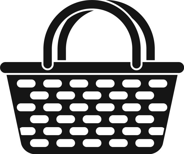 复活节柳条图标简单风格图片下载