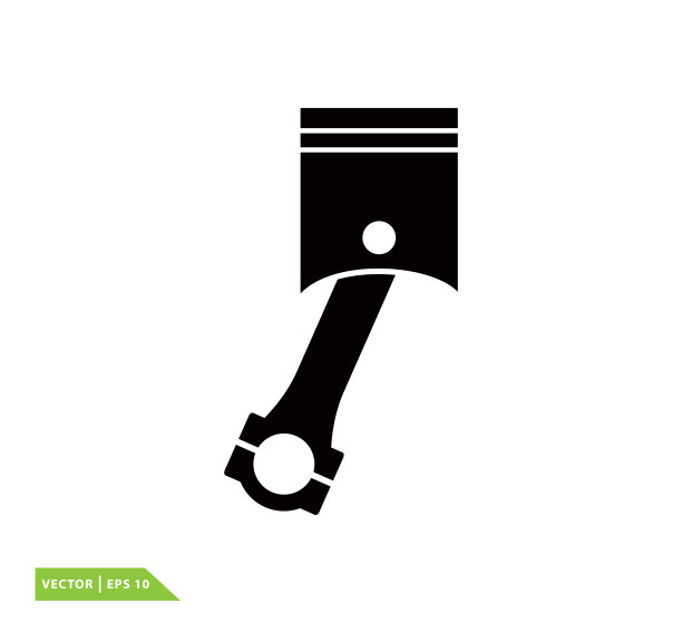 活塞图标矢量标志设计模板图片下载