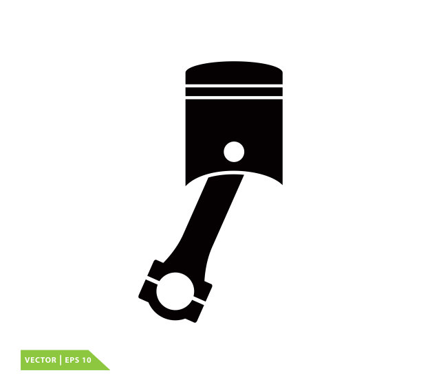 活塞图标矢量标志设计模板图片下载