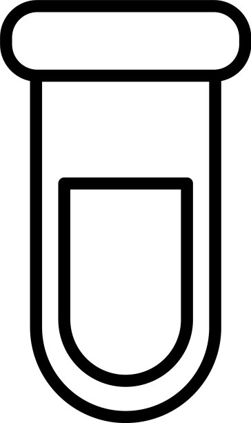 油品试管线性风格图标图片下载