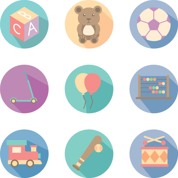 捆绑玩具套装图标图片下载