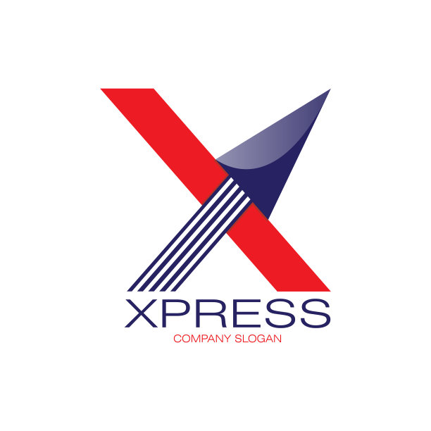 带箭头的字母x是快递标志图片下载