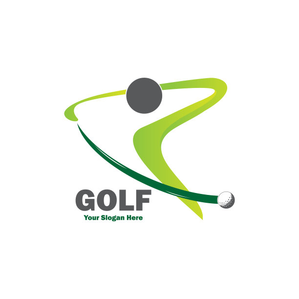 抽象的用球棍打高尔夫球图片下载