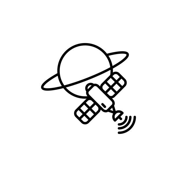 矢量插画：卫星图标图片下载
