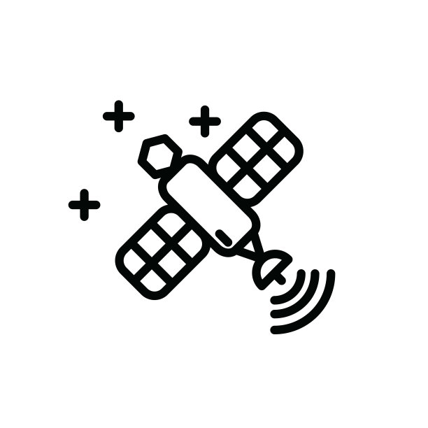 矢量插画：卫星图标图片下载