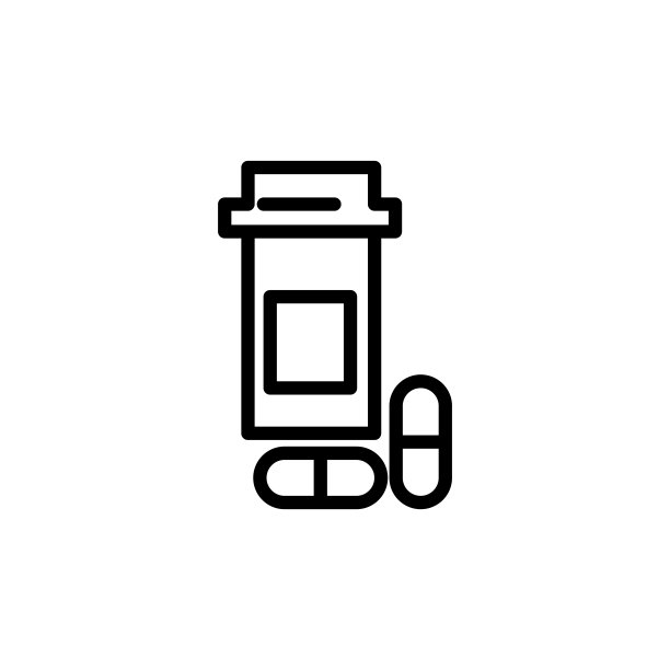 药罐图标矢量图图片下载