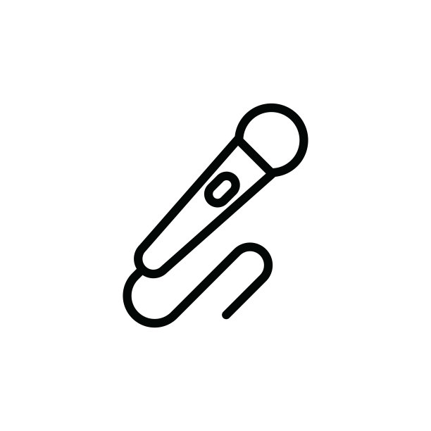 插图麦克风图标模板矢量图形图片下载