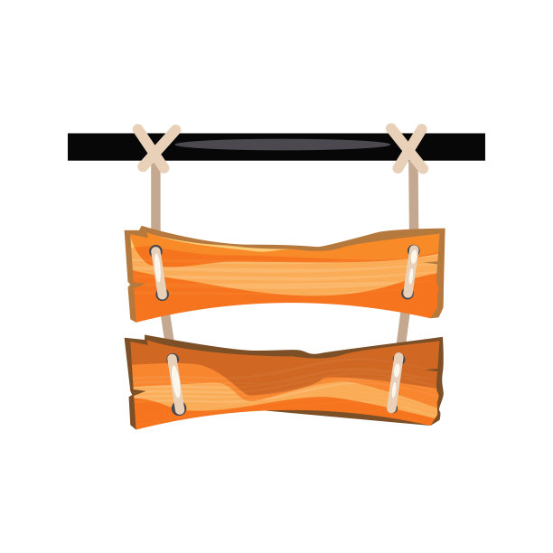 淡色木招牌插图图片下载