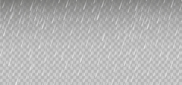 下雨了。覆盖孤立的背景。雨滴。向量图片下载