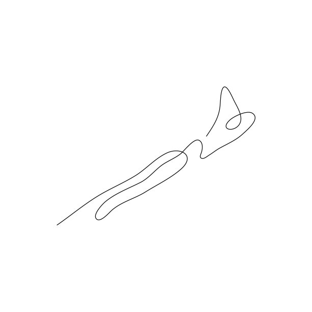 一行新西兰设计剪影。手绘极简主义风格矢量插图。图片下载