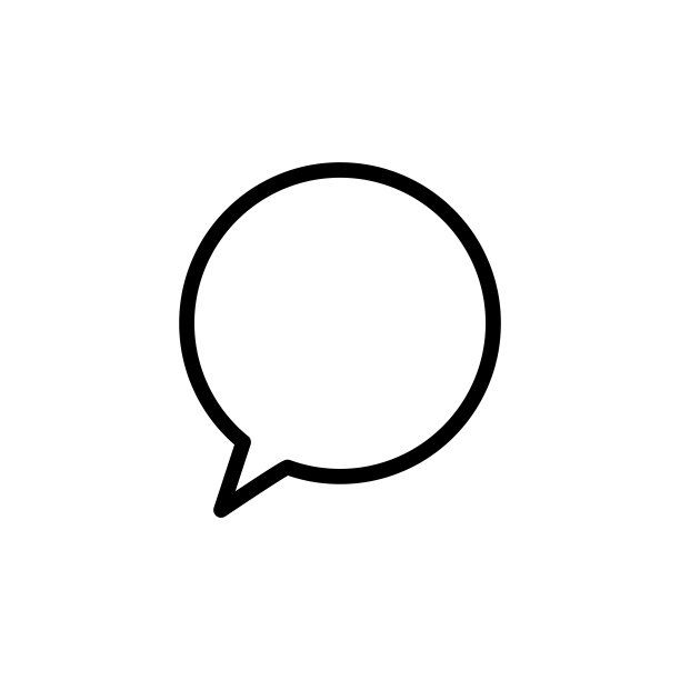 气泡语音图标模板矢量图形图片下载