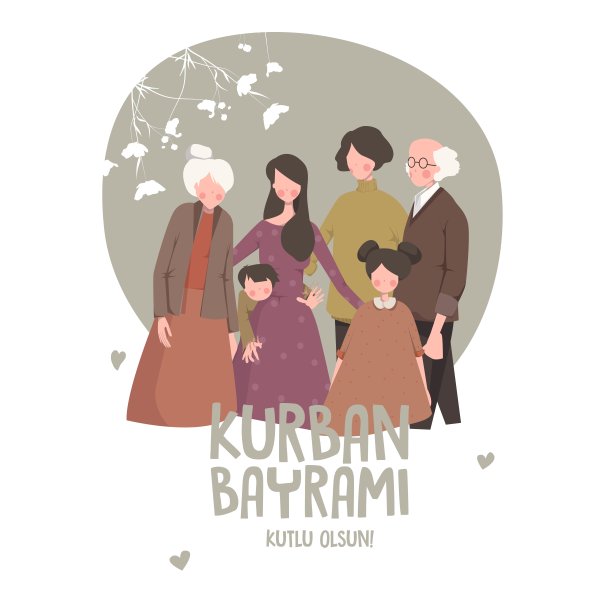 宰牲节(Eid al-Adha Mubarak)祭祀节(土耳其语:Kurban Bayraminiz Kutlu Olsun)是穆斯林社区的神圣节日。图片下载
