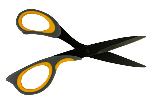 剪刀用于切割薄材料，如纸板。图片下载