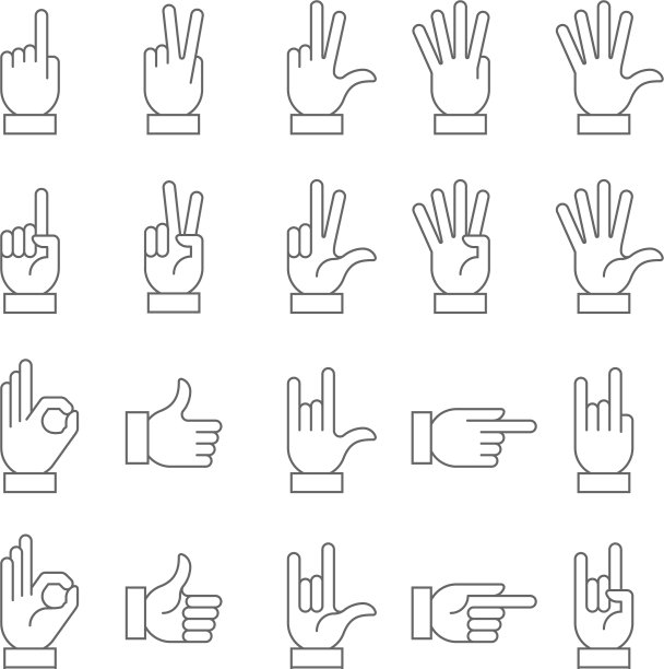 手势图标设置图片下载