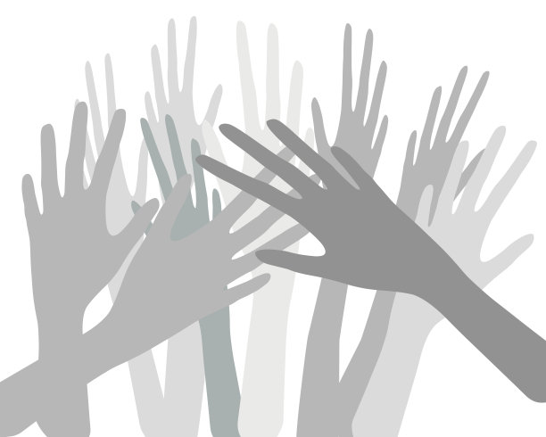 许多僵尸伸出手来，许多人举起手来图片下载