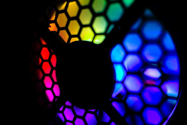 RGB led彩色电脑风扇图片下载