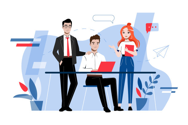 创意和团队合作理念的集合图片下载