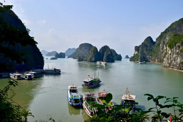 越南下龙湾美景。图片下载