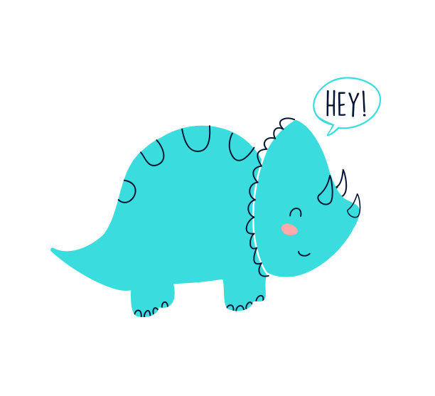 可爱的恐龙图片下载