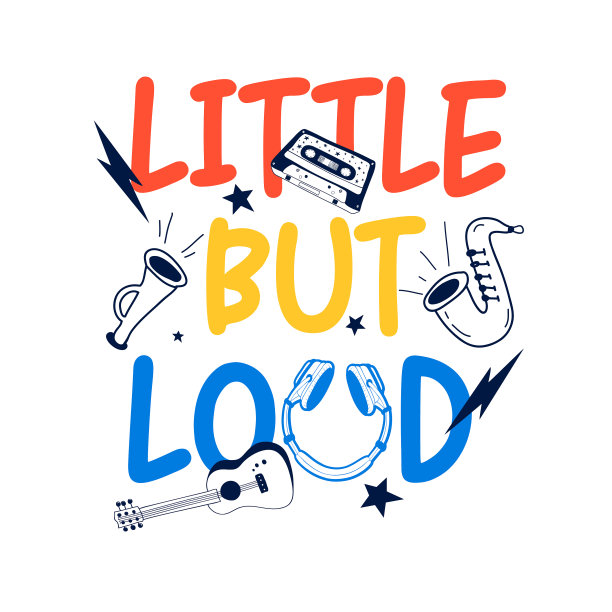 音乐元素与口号图片下载