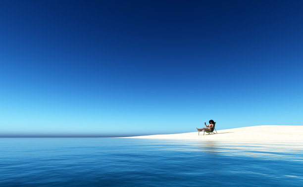 海滩。图片下载