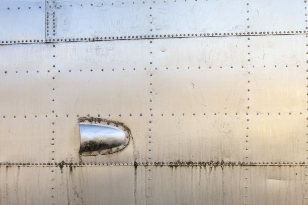 旧飞机金属覆盖瓷砖纹理图片下载