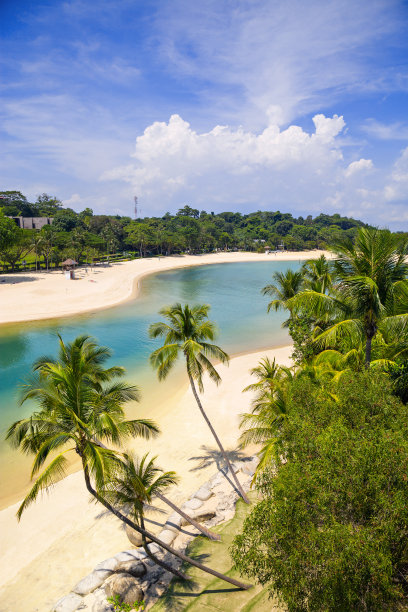 有沙滩的新加坡东岸公园图片下载