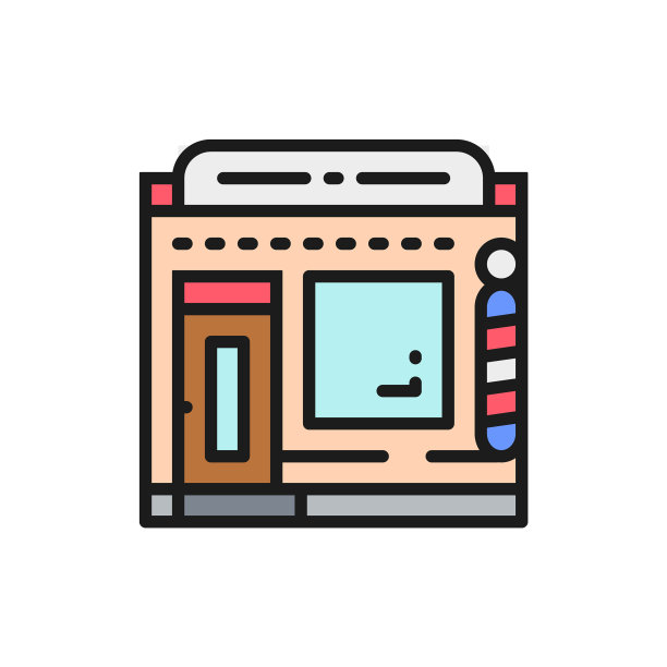 发型师、理发店、美容院、平色图片下载