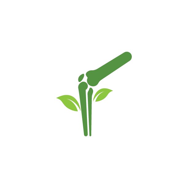 膝关节骨标志矢量插图图片下载